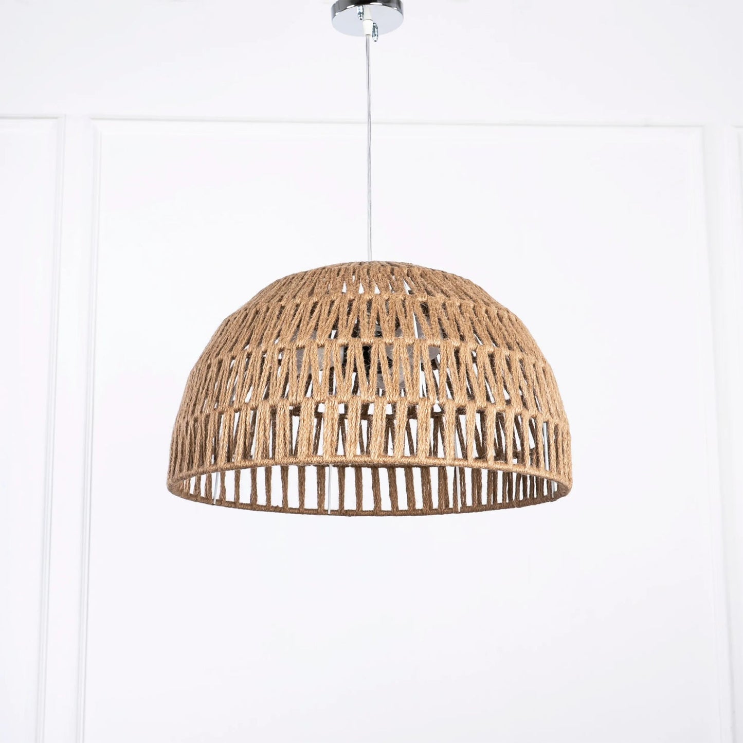 Burlap Ceiling Lamp Size: 40CM x 28Cm