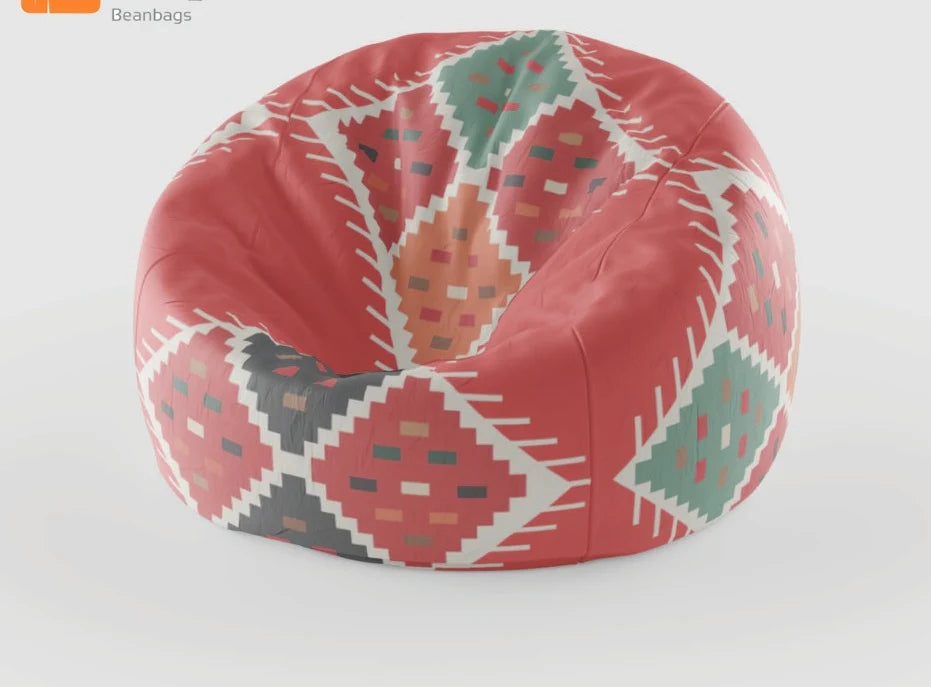 Bean Bag Size: 60 x 90 Damor Inner Lining Water and Sun Resistant Fabric
