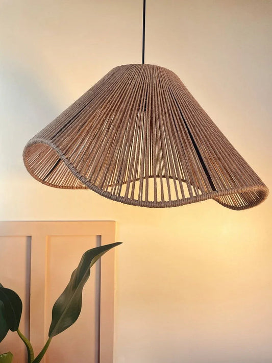 Burlap Ceiling lamp Size: 45CM x 30CM