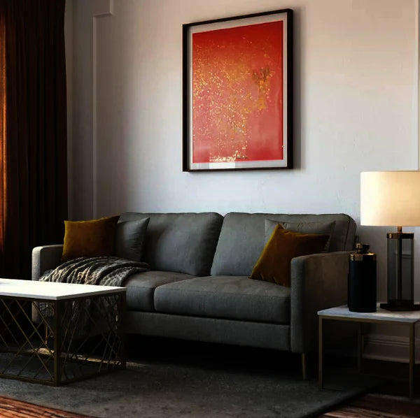 Beech wood - Soft foam - Velvet fabric  Length: 180 cm Depth: 85 cm Height: 75 cm