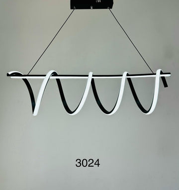 Crytal Metal Ceiling Lamp + Free Remote