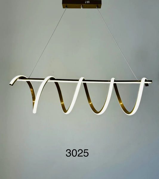 Crytal Metal Ceiling Lamp + Free Remote