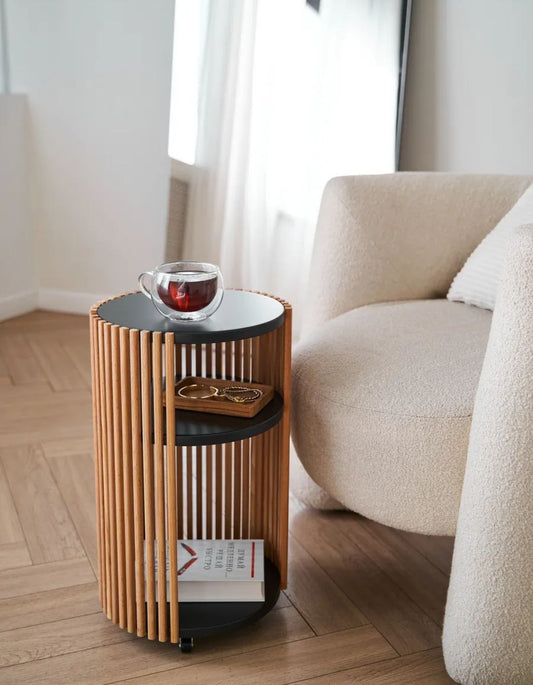 Beech side table