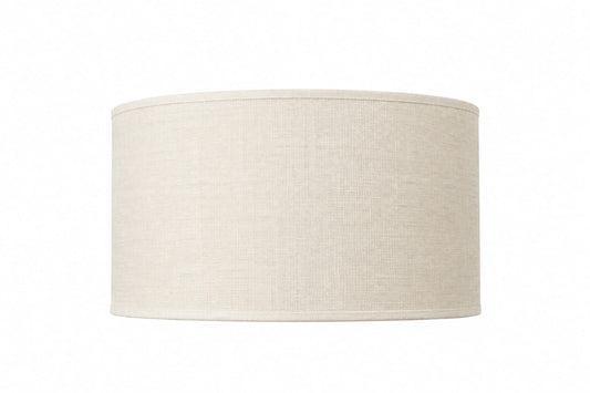 Off-white linen lampshade, 40x40 cm.