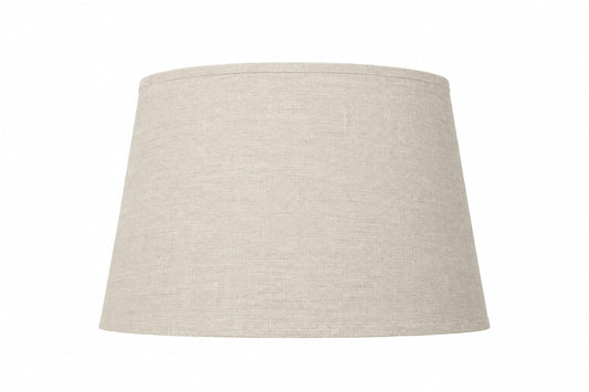 OFF White pyramid-shaped linen lampshade, 30x40 cm.