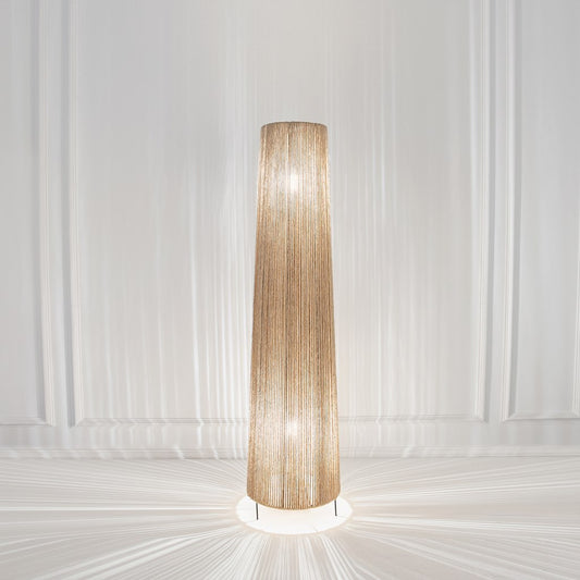 Fabric Floor Lamp Beige - 25 x 110 cm